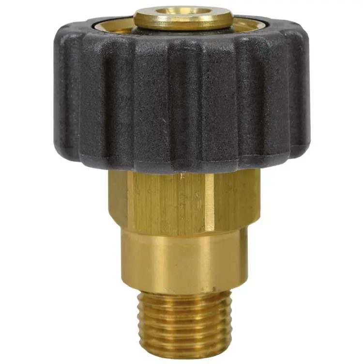 RACCORD HP 1/4"M - ECROU TOURNANT M22F