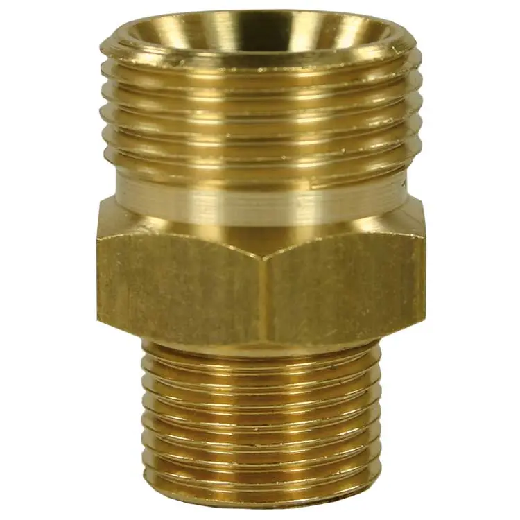 RACCORD HP LAITON 1/4"M - M22M 