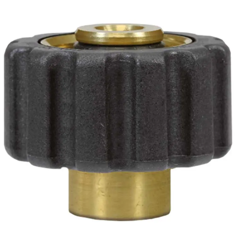 RACCORD HP 1/4"F - ECROU TOURNANT M22F (COURT)