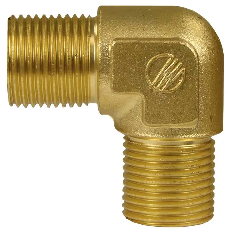 COUDE HP LAITON 3/8"M-M 350bar