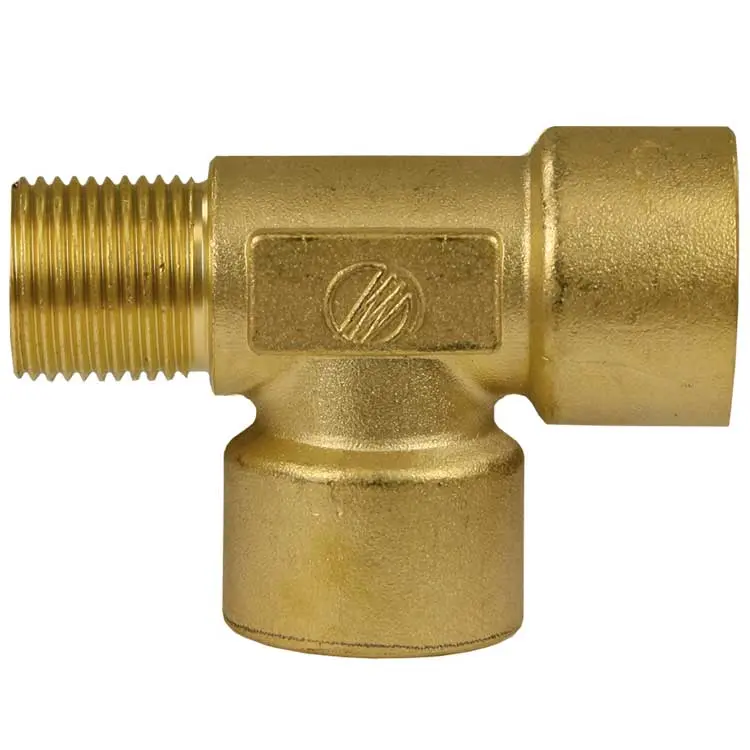 TÉ HP LAITON 3/8"M-F-F