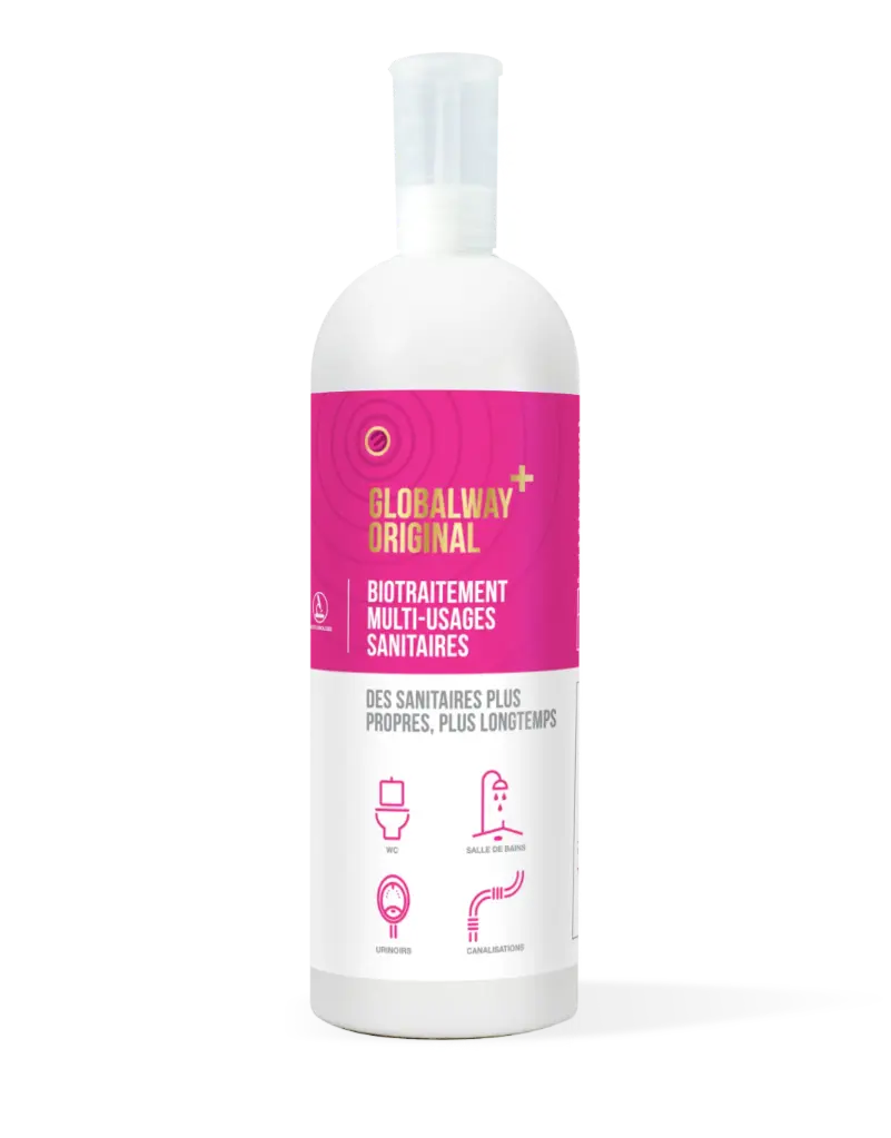 GLOBALWAY + ORIGINAL biotraitement entretien sanitaires 1L