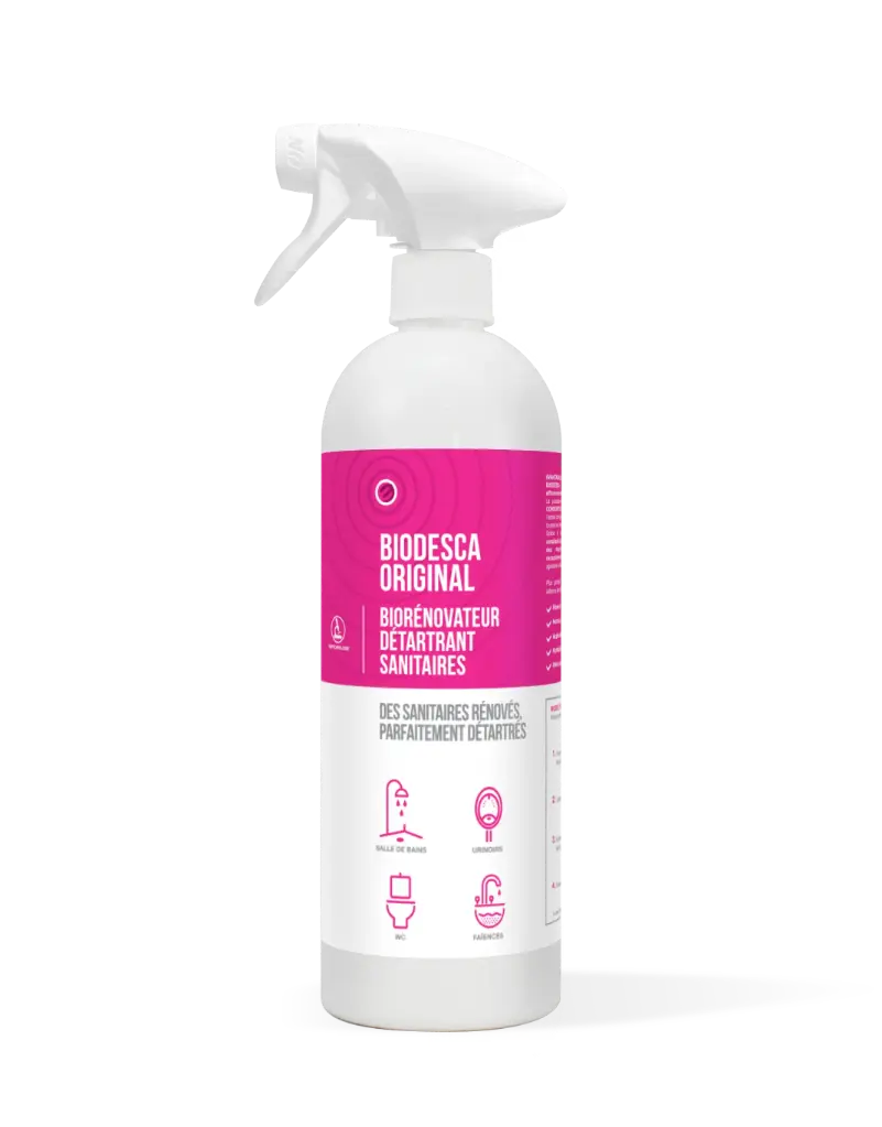 BIODESCA ORIGINAL - Détartrant sanitaires probiotique & Éco-responsable pulv. 750mL