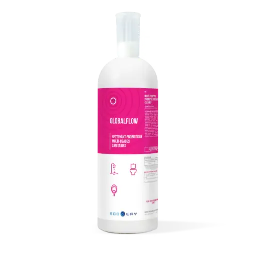 [11067] GLOBALFLOW nettoyant probiotique sanitaires ECOLABEL 1L