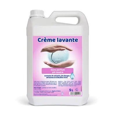[14973] Crème lavante pour mains corps et cheveux Hygiène & Nature 5L